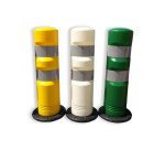 Balise de jalonnement ECO - Autorelevable 750x200 - Polyéthylène  - Blanc