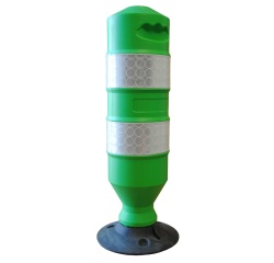 Balise de jalonnement éco - Ø 200 mm - H 750 mm - Polyéthylène  - Vert