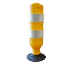 Balise de jalonnement éco - Ø 200 mm - H 750 mm - Polyéthylène  - Jaune