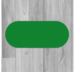 Marquage au sol bande Adhésive de signalisation - 180 x 80 mm  - Jaune