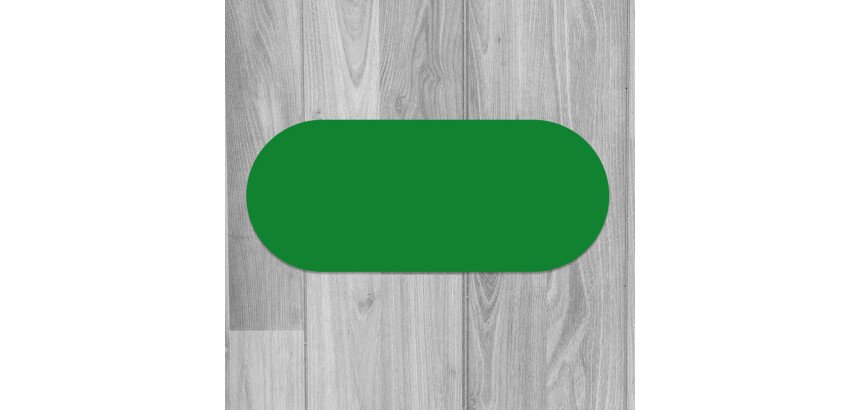 Marquage au sol bande Adhésive de signalisation - 180 x 80 mm  - Rouge