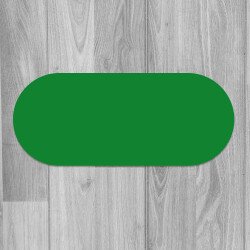 Marquage au sol bande Adhésive de signalisation - 180 x 80 mm  - Vert