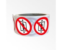 Rouleau de pictos - Ne pas utiliser l'ascenseur - 250 ex