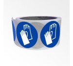 Rouleau de pictos - Gants de protection obligatoires - M009