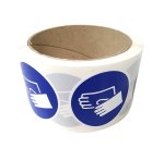 Rouleau de pictos - Gants de protection obligatoires - M009  - 50 mm