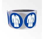 Rouleau de pictos - Port de la Blouse Obligatoire -M010 -ISO 7001