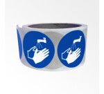 Rouleau de 250 pictos - Lavage mains obligatoire - M011 - ISO 7010  - 50 mm