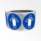 Rouleau de pictos - Tablier de protection obligatoire - M026