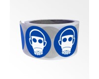 Rouleau pictos - Protection voies respiratoires - M017 - 250 ex