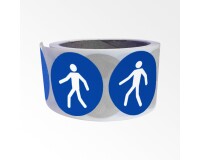 Rouleau de Pictos d'Obligation - Utiliser le passage - M024  - 50 mm