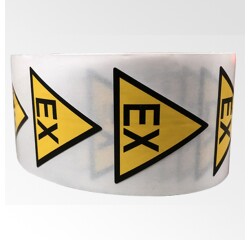 Rouleau de pictos - Danger atmosphère explosive - ATEX - W021