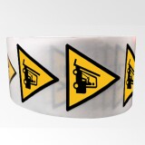 Rouleau de pictos - Danger chariots élévateurs - W014 - ISO 7010  - 50 mm