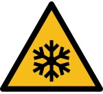 Rouleau de pictos - Danger Basses Températures - W010 - ISO 7010