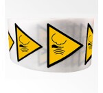 Rouleau de pictos - Danger bruit fort soudain - W038 - ISO 7010  - 100 mm