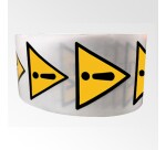 Rouleau de Pictos de Danger - Danger général - W001 - ISO 7010