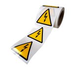 Rouleau de Pictos de Danger - Danger électricité - W012