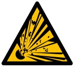 Rouleau de Pictos de Danger - Matières explosives - W002