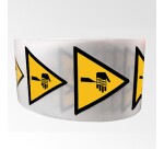 Rouleau de Pictos de Danger - Eléments pointus - W022 - ISO 7010