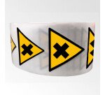 Rouleau de pictos - Danger matière nocive irritante - W016