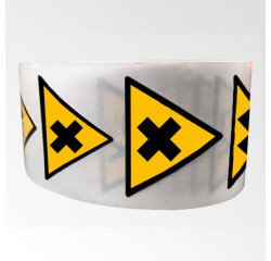 Rouleau de pictos - Danger matière nocive irritante - W016