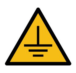 Rouleau de 250 Pictos de Danger - Mise à la terre - ISO 7010