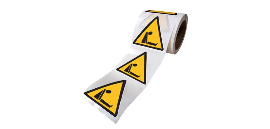 Rouleau de Pictos de Danger - Risque d'asphyxie - W041  - 25 mm