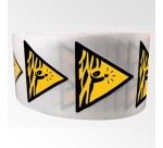 Rouleau de Pictos de Danger - Risque de Noyade - W122 - ISO 7010  - 100 mm