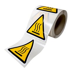 Rouleau de Pictos de Danger - Surface chaude - W017 - ISO 7010