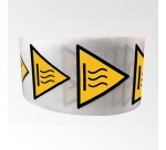 Rouleau de Pictos de Danger - Surface chaude - W017 - ISO 7010