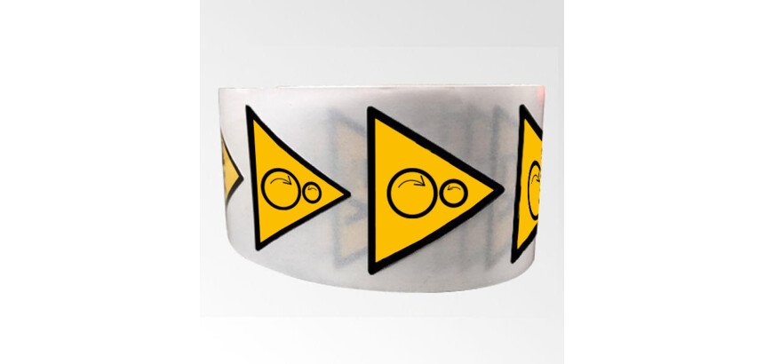 Rouleau de Pictos de Danger - Rouleaux contrarotatifs - W025