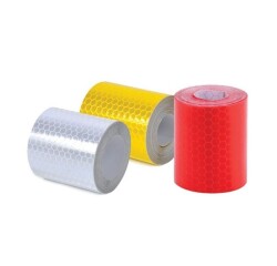 Ruban réfléchissant REFLECTO - Autocollant - 5m x 100mm  - Rouge