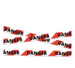 Rubalise de chantier - DANGER - NF P98-465 - Longueur 10 mètres