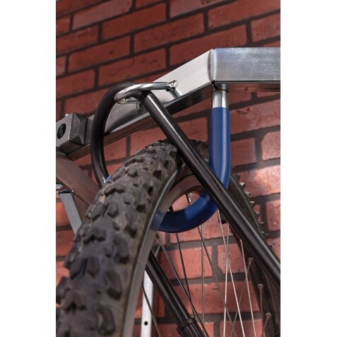 Râtelier mural - Range vélos suspendu 6 places - 1930 mm - Acier galvanisé