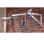 Râtelier mural - Range vélos suspendu 6 places - Acier galvanisé