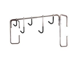 Râtelier mural pour vélos - 5 places - 1230 mm - Acier galvanisé