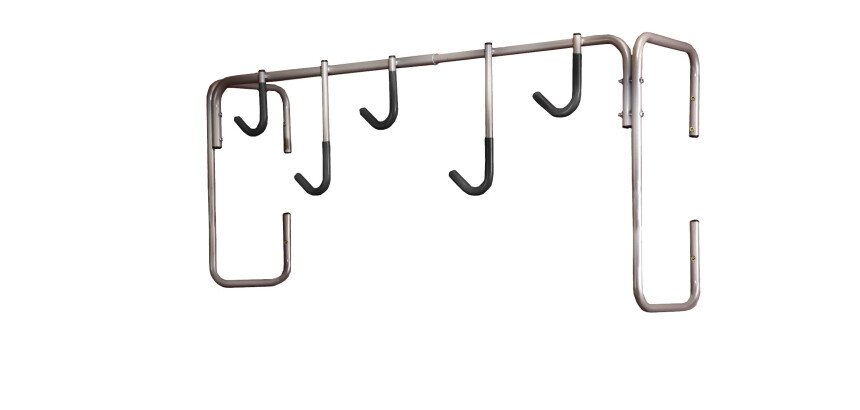 Râtelier mural pour vélos - 5 places - 1230 mm - Acier galvanisé