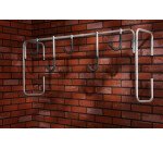 Râtelier mural pour vélos - 5 places - 1230 mm - Acier galvanisé