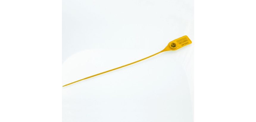 Scellés de Sécurité - FLEX220/380 - Plastique - par 100  - Jaune - 220 mm