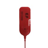Scellés de Sécurité - Numérotation Consécutive et Tear Off Latéral - 305 mm - Polypropylène - Par 100  - Rouge