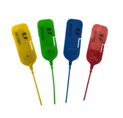 Scellés de sécurité Numérotation et Tear Off - L 305 mm - 100 ex  - Vert