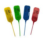 Scellés de sécurité Numérotation et Tear Off - L 305 mm - 100 ex  - Bleu