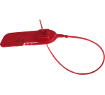 Scellés de sécurité Numérotation et Tear Off - L 305 mm - 100 ex  - Bleu