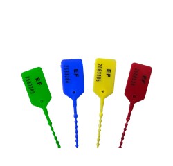 Scellés de Sécurité - Polypropylène - 250 mm - Lot de 100 ex  - Vert