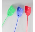 Scellés de sécurité - TIXY Polypropylène - Lot de 100 unités  - Bleu - 250 mm