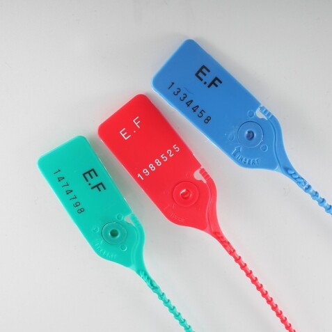 Scellés de Sécurité Tear Off Latéral - Plastique - Lot de 100 ex