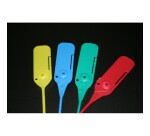 Scellés sécurité - Tear Off Latéral Polypropylène - 100 ex  - Rouge - 550 mm