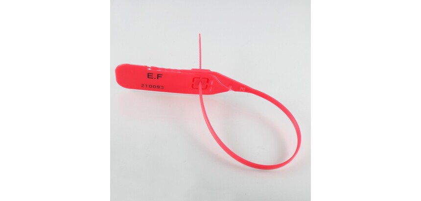 Scellés sécurité - Tear Off Latéral Polypropylène - 100 ex  - Jaune - 300 mm