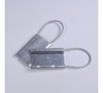 Scellés de Sécurité PLAKET - Câble Acier - 230 mm - Lot de 25