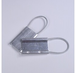 Scellés de Sécurité PLAKET - Câble Acier - 230 mm - Lot de 25