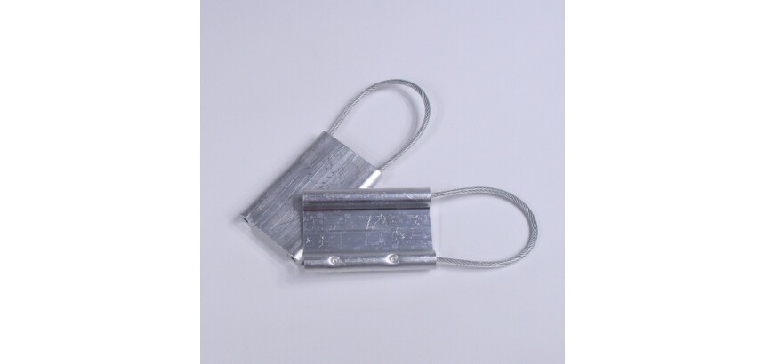 Scellés de Sécurité PLAKET - Câble Acier - 230 mm - Lot de 25